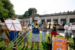 Frauen*BrassMob im Volkspark Schöneberg © Jana Legler