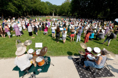 Frauen*BrassMob im Volkspark Schöneberg © Jana Legler