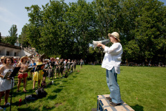 Frauen*BrassMob im Volkspark Schöneberg © Jana Legler