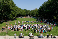 Frauen*BrassMob im Volkspark Schöneberg © Jana Legler