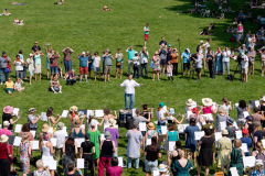 Frauen*BrassMob im Volkspark Schöneberg © Jana Legler