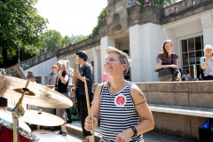 Frauen*BrassMob, Volkspark Schöneberg. © Jana Legler