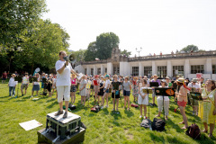 Frauen*BrassMob, Volkspark Schöneberg. © Jana Legler