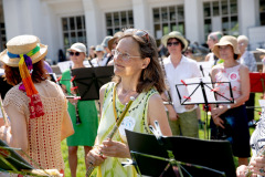 Frauen*BrassMob, Volkspark Schöneberg. © Jana Legler