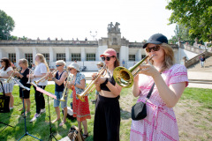 Frauen*BrassMob, Volkspark Schöneberg. © Jana Legler